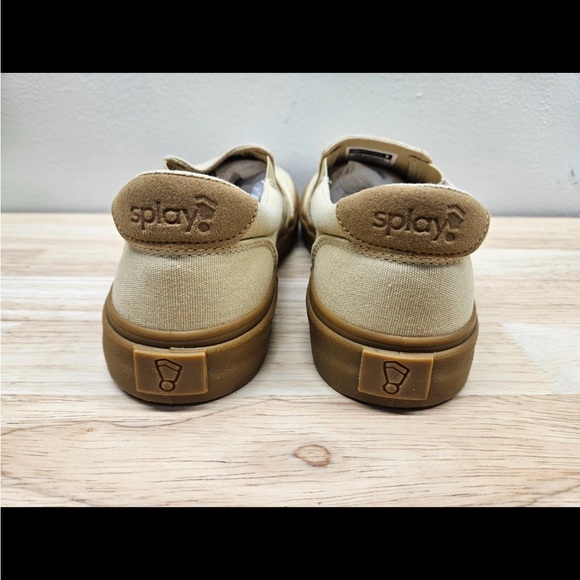 Splay Slip-On Canvas Shoes in Sand with Gum Sole - Picture 3 of 6